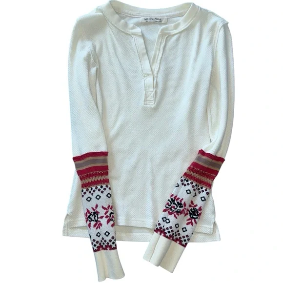 FREE PEOPLE Long Sleeve Shirt, small - Picture 1 of 6